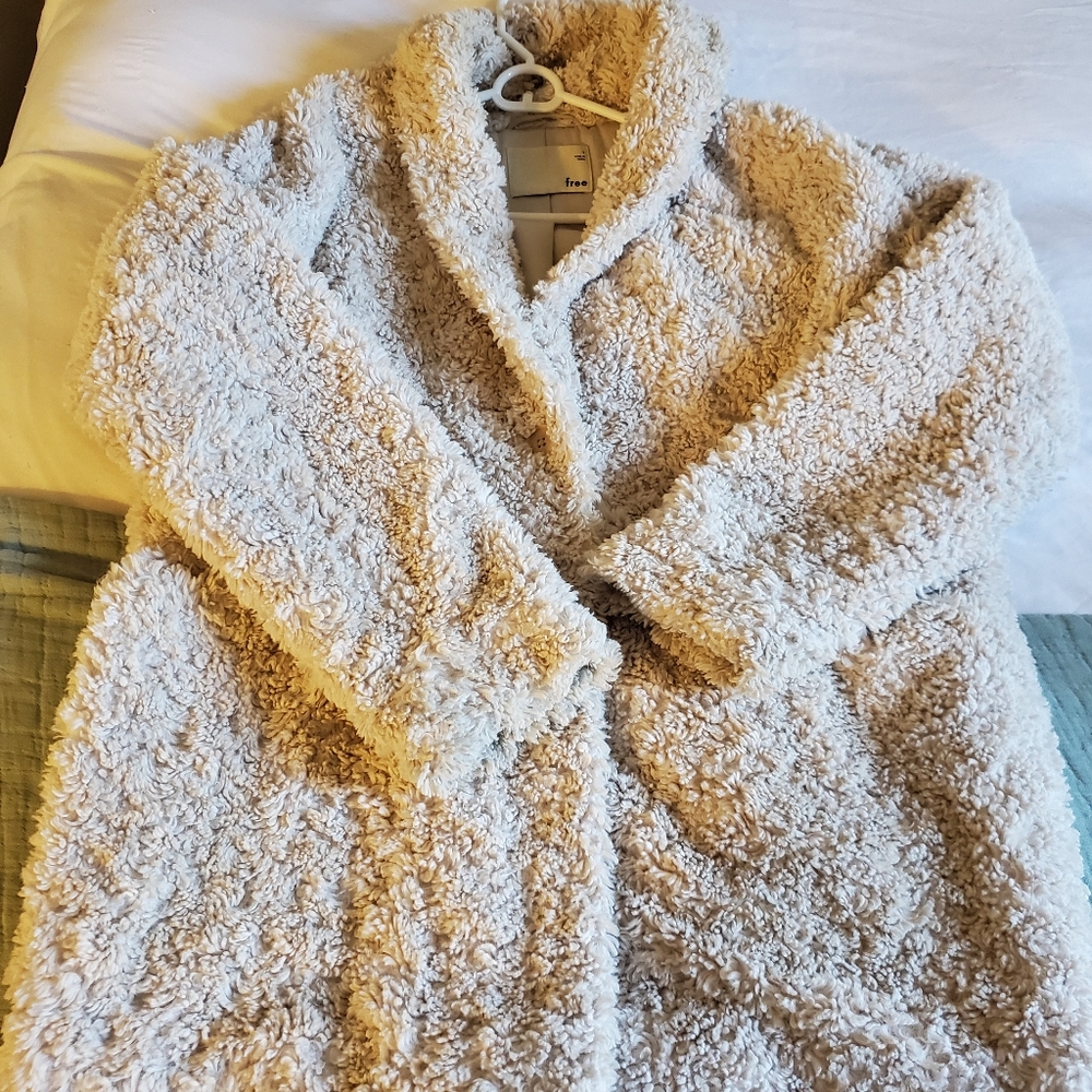 Oversized Sherpa jacket